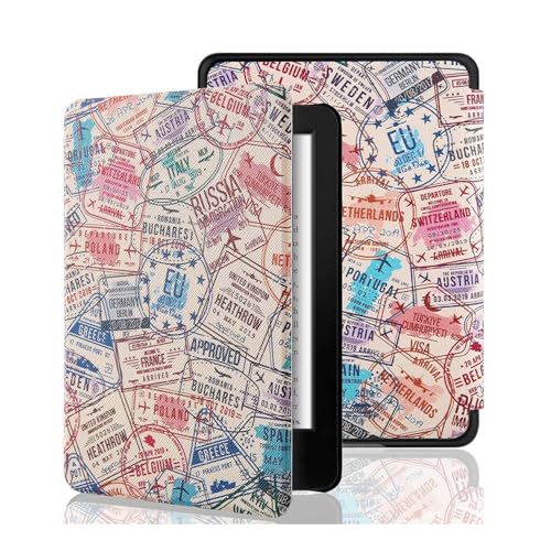 Image of MOCA Case for Kindle Paperwhite 12th Gen 7 inch (2024) & Kindle Colorsoft 7 inch (2025), Slim PU Leather Cover with Auto Wake /Sleep, Magnetic Closure, Lightweight (On the Way)