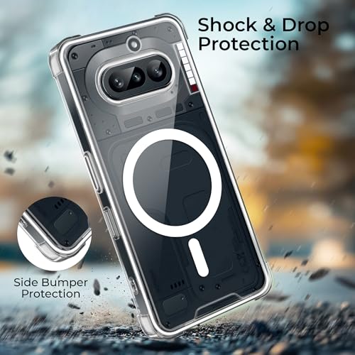 Image of A rtistque Clear Back Cover Case for Nothing Phone 4a 5G | Compatible with Mag-Safe | Premium Cover | Shockproof TPU Bumper | Slim Protective Design | Nothing Phone 4a Back Cover - Transparent
