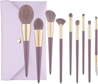 9pcs Super Soft Pro Synthetic Beauty Cosmetic...