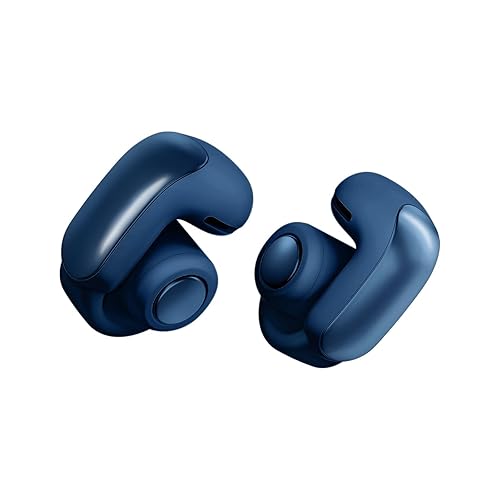 Bose Ultra Open Earbuds - Bluetooth Open Ear Earbuds with OpenAudio for Awareness, Clip-On Design for Comfort, Water Resistant, Up to 48 Hrs of Playtime, Lunar Blue - Limited Edition - Lunar Blue
