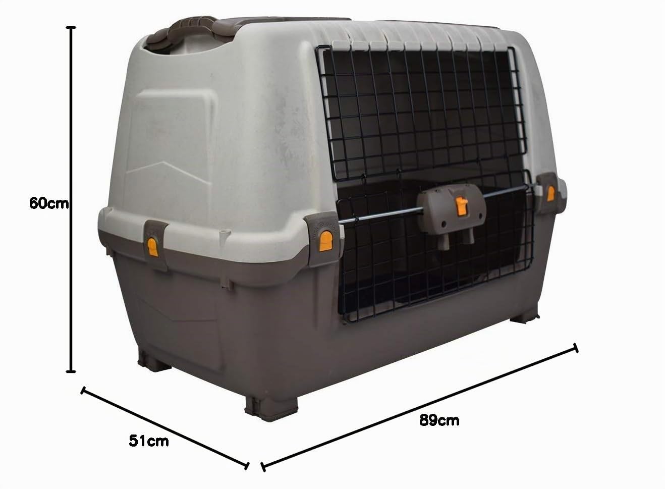 Skudo Car 90 - Caja para el Coche, Color Gris (Largo x Ancho x Alto): 89 x 51 x 60