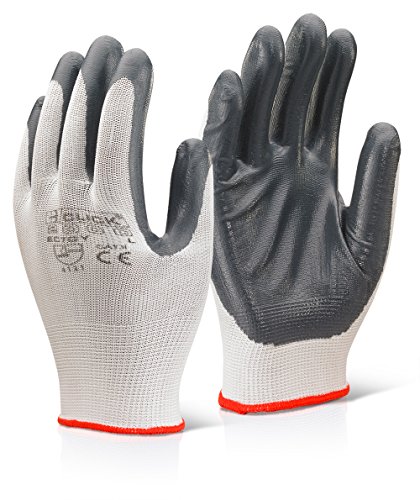Guantes de poliéster y nitrilo Beeswift EC7GYM M con mejor agarre
