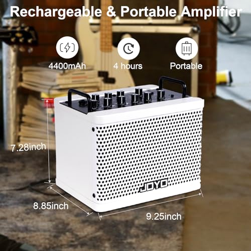 Image of JOYO 15W Portable Bass Amp Combo | 9 Amplifier Models + 6 Modulation FX + Looper & Drum Machine | Rechargeable Battery | Digital Modeling | for Bassist Practice, Solo & Small Gigs (DC-15B)