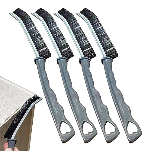 Cepillo de limpieza de ventana de mano, cepillos de limpieza para ranura de ventana, plumero limpiador de persianas, herramientas de grietas, limpiador de rieles de ventana, barredora de alféizar de