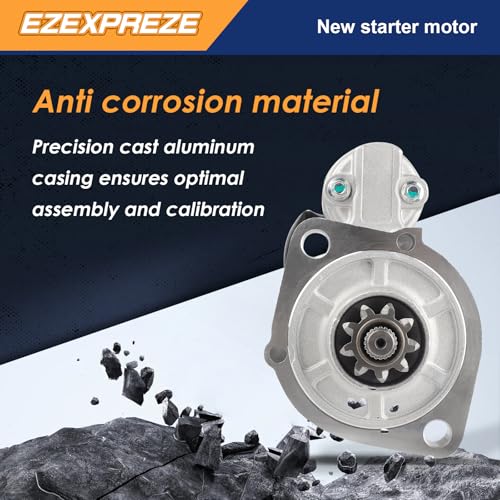 Image of Ezexpreze 18398 New Starter Compatible with KUBOTA M6800 M8200 M8540 M9000 9540 253947600, 253947600SV, 1C01063010, 1C01063011, 1C01063012, 1G77263010, 1G772-63011, 1G772-63012, SMT0179, 41048125