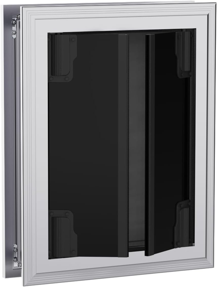 FurrFinesse French Dog Door, Energy Efficient Doggie/Doggy