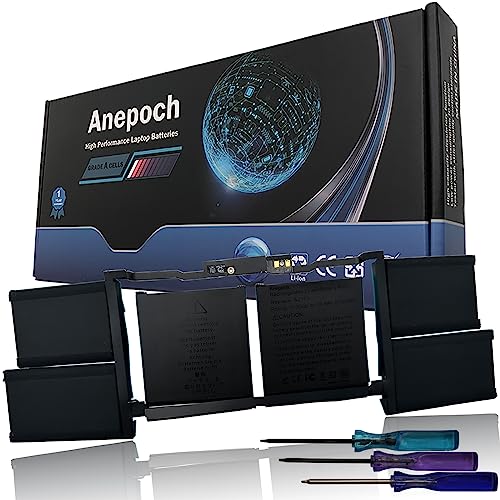 Anepoch A2113 A2141 Laptop Battery Replacement for MacBook Pro Retina 16 inch Model A2141 2019 2020 Year EMC 3347 BTO/CTO MVVL2 MVVL2LL/A MVVM2 MVVM2LL/A MVVJ2 MVVJ2LL/A MVVK2 11.36V 99.8Wh 8790mAh
