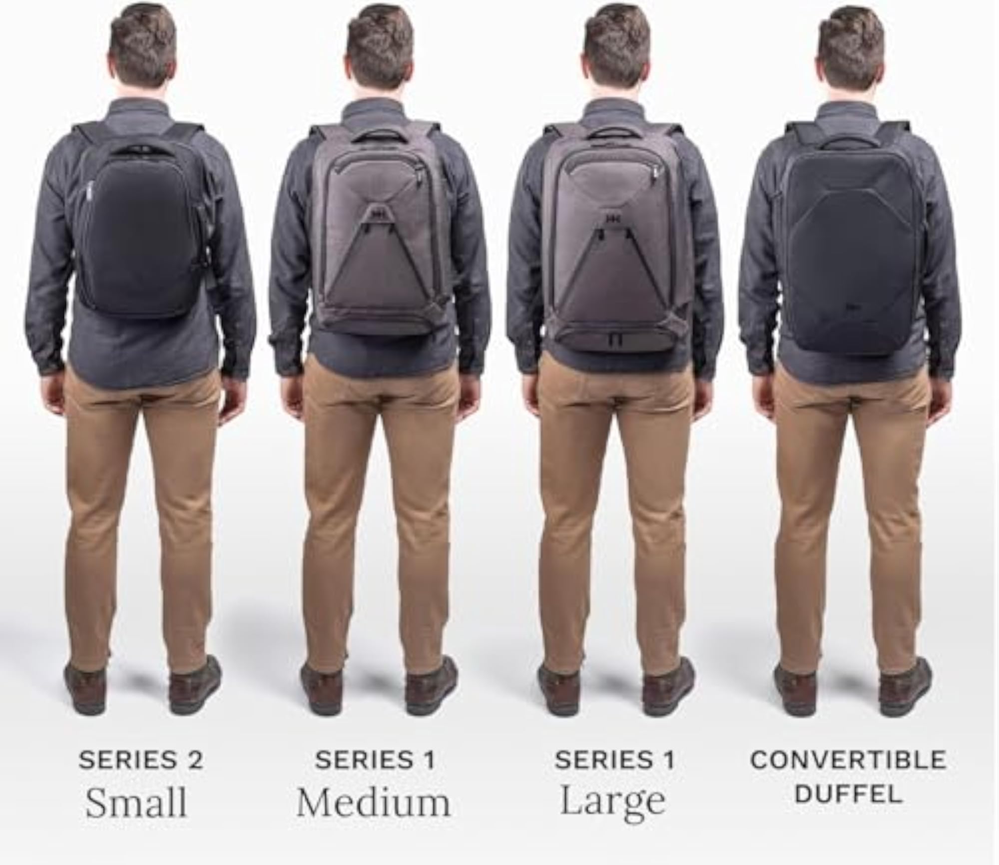 Two-In-One Expandable Travel and Work Laptop Backpack