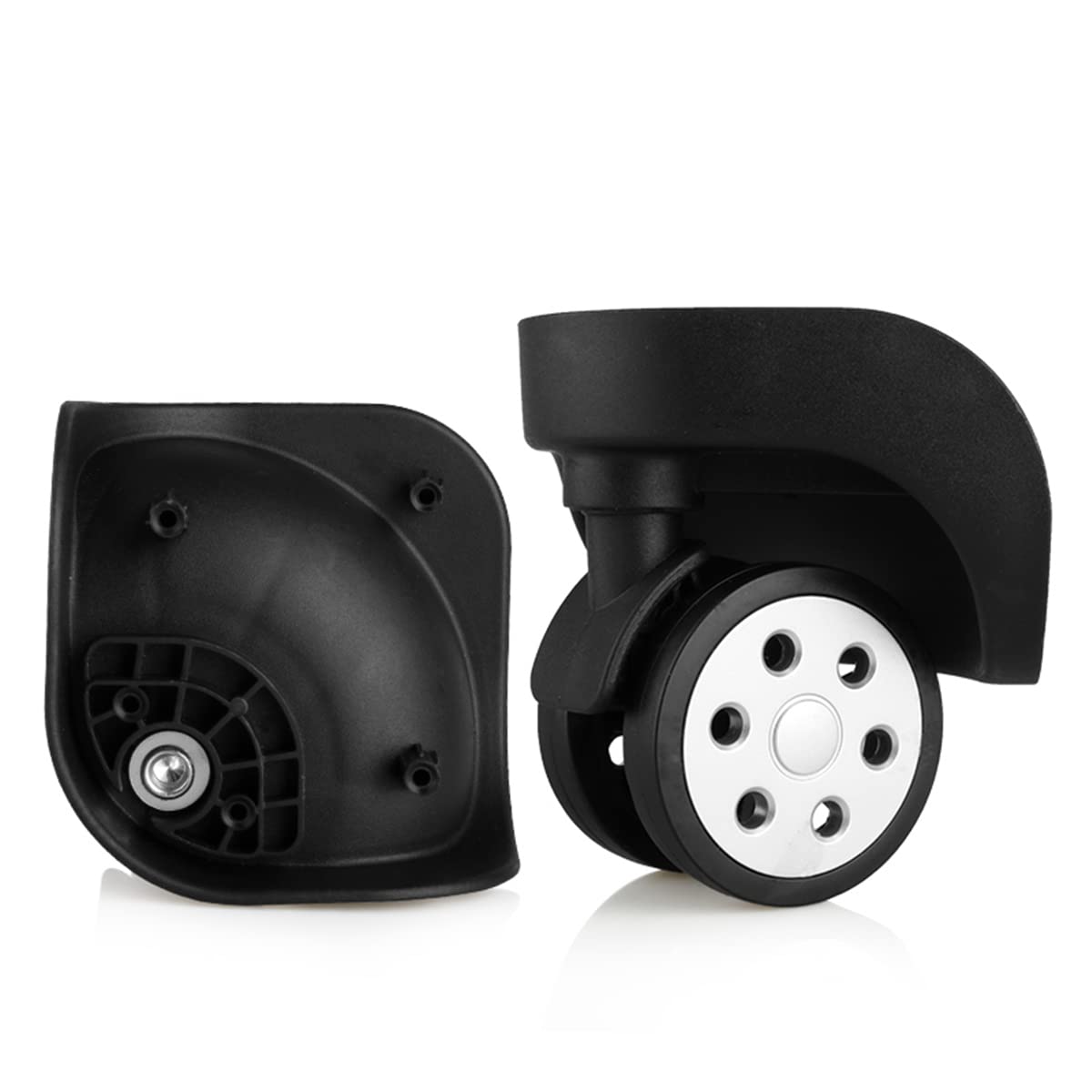 Ruedas Ruedas for Muebles Rueda giratoria Rueda Universal Ruedas de Equipaje de Repuesto for Maletas Estuche de Viaje Reparación DIY (DL-W132L)