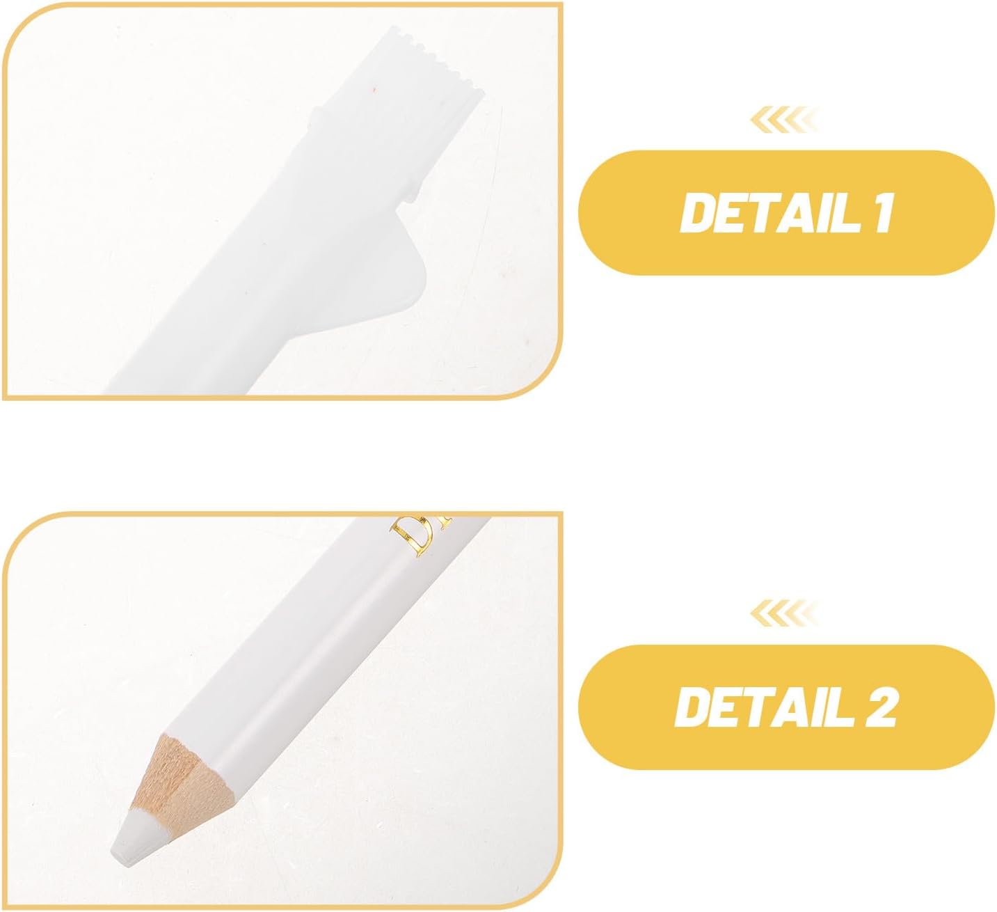 Generic 12pcs Water Erasable Marker Pen for Cloth - White Fabric Marking Pencil for Quilting and Embroidery - Washable Temporary Marker Tailor Dressmaking Craft and Tracing Projects Use