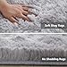 Shag Area Rugs for Bedroom Living Room,5X8 Ultra Soft Fluffy Area Rugs for Dorm, Indoor Carpet Nursery Rugs for Kids Room Home Decor,Tie-Dye Grey