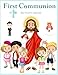 First Communion Activity Book: Catholic Gifts for Boys and Girls Includes Word Search, Puzzles, Coloring Pages, Dot to Dot and more | First Holy Communion Church Games for Kids
