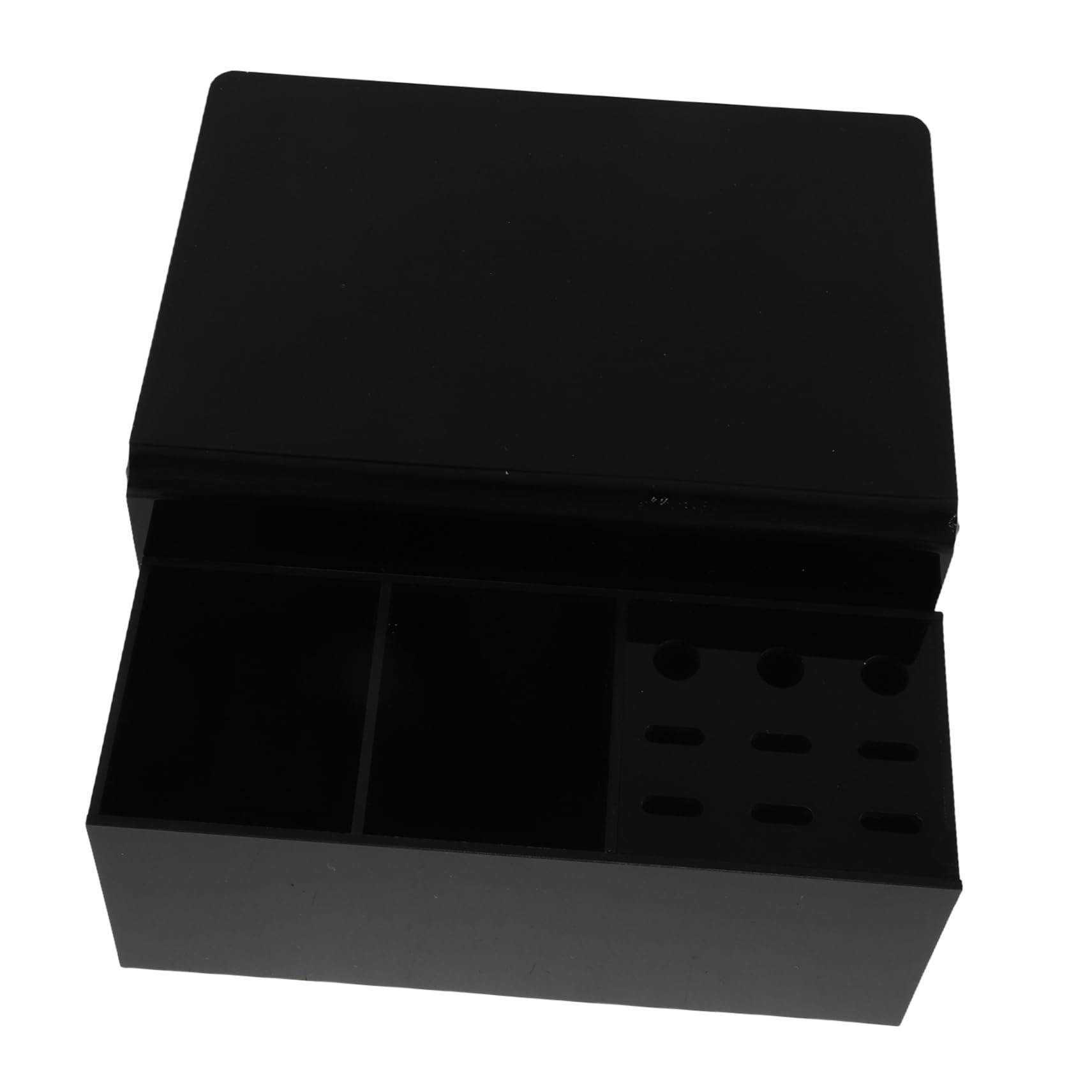Hemobllo Organizador Desmontable para Pestañas con Almohadilla Ergonómica y Soporte Estable Cojín de Cuello Negro para Técnicos de Extensiones Salones Fácil de y Limpiar