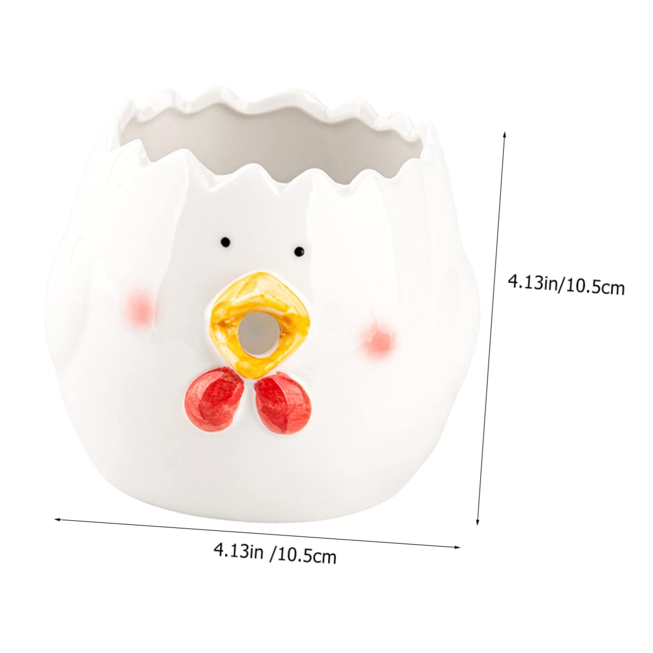 Alipis Cute Cartoon Chick Egg Separator Ceramic Yolk and White Separator Tool for Baking Adorable Kitchen Accessory Easy to Use and Clean for Home Chefs