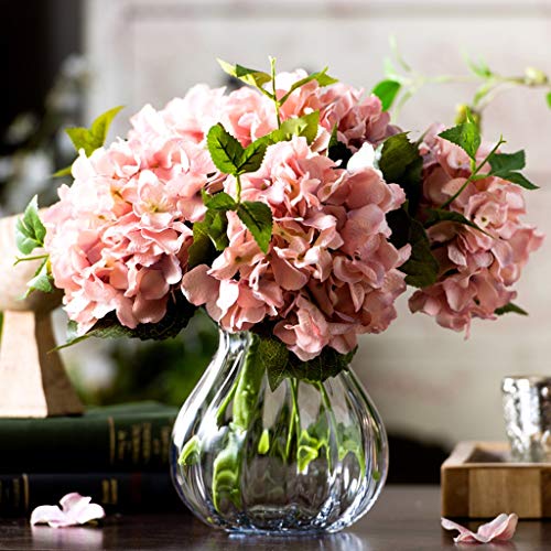 Hydrangea rose artificiel pour fleurir un meuble sans entretien - 4