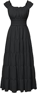 Scarlet Darkness Renaissance Costume Women Medieval Peasant Dress Pirate Viking Costumes - Buy now