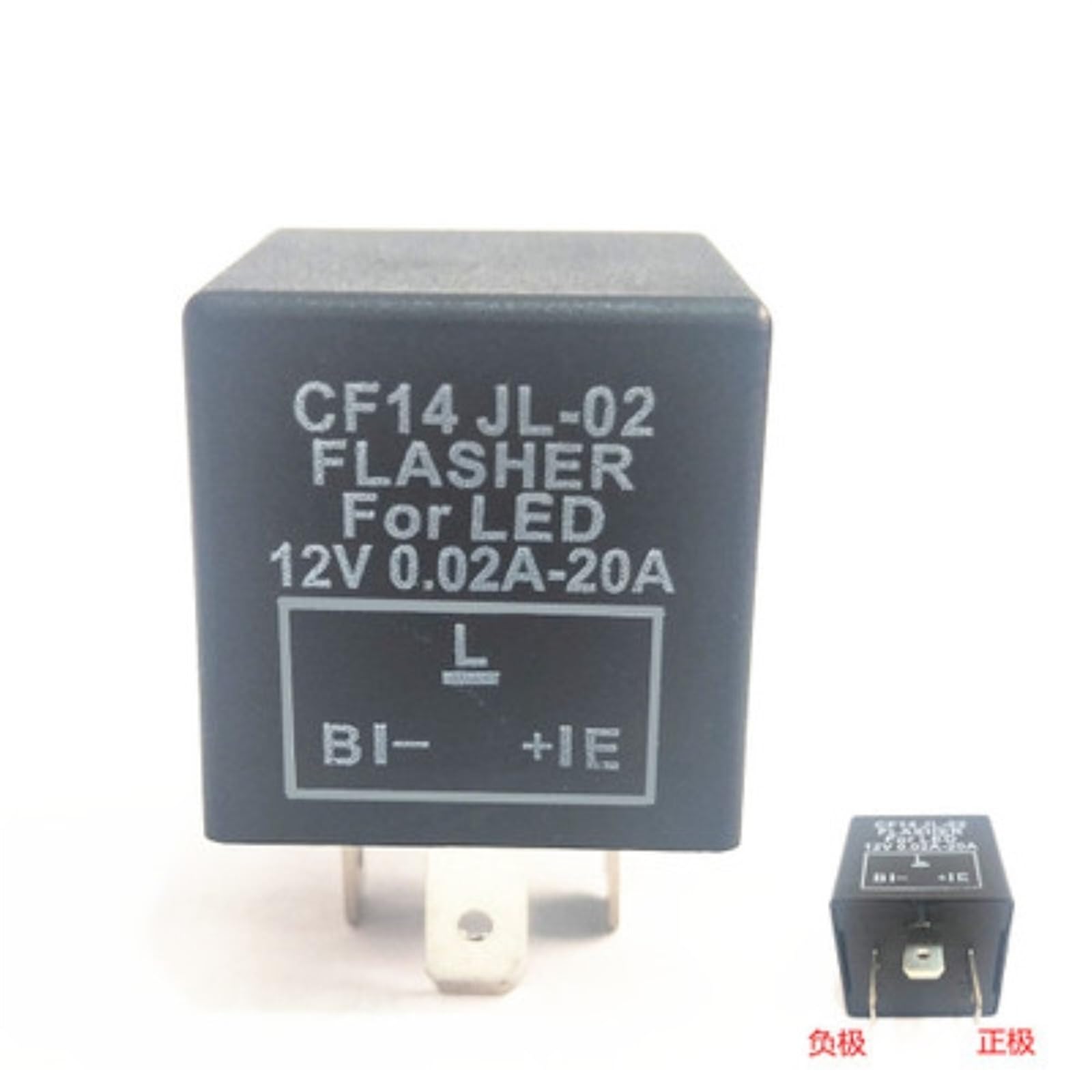 Relais de flash électronique 3 broches CF14 JL for automobile et moto, 12 V, 10 A, 10 pièces