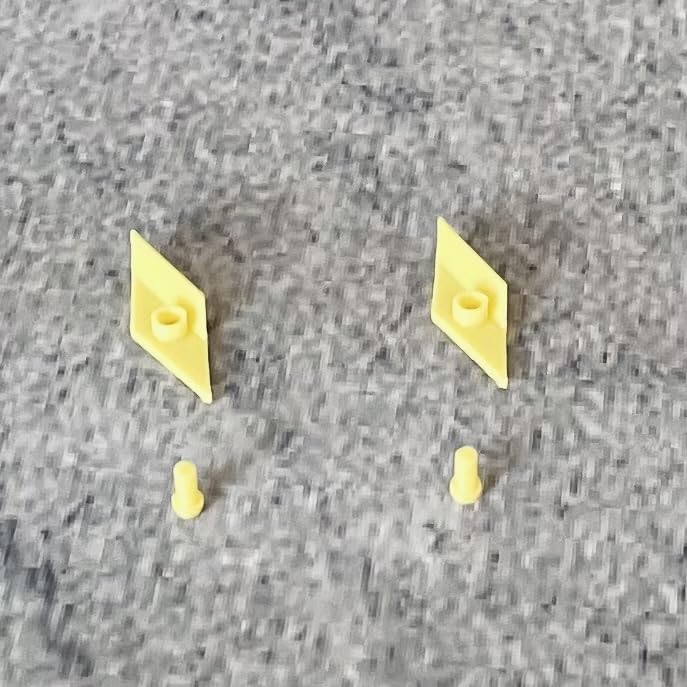 ULEIVA Replacement Power Button 2 x Yellow Compatible with Garmin Edge 1000 Power Button GPS Bicycle Computer Replacement Part Repair (Yellow)