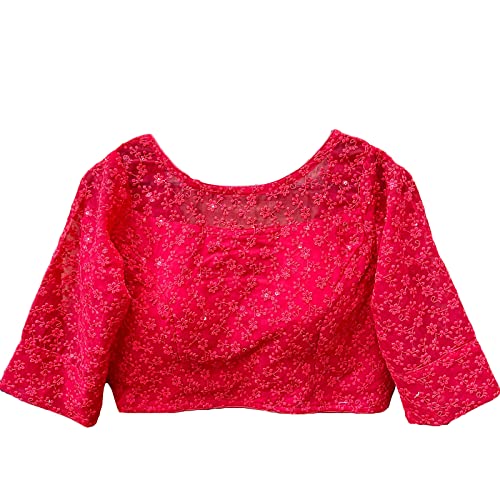 Image of Vihu Fashion Women Georgette Half Sleeve Blouse
