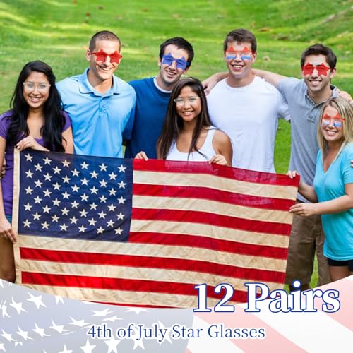 12 Pairs Star Sunglasses Bulk Rimless Star Shaped Sunglasses Funny Party Glasses Party Favors Photo Booth Props4