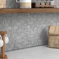 BeNice Subway Tiles Peel and Stick Backsplash Tiles for Kitchen,Adhesive Backsplash Peel and Stick Wall Tiles Bathroom Shower Tiles Waterproof(10sheets,Travertine Gray)