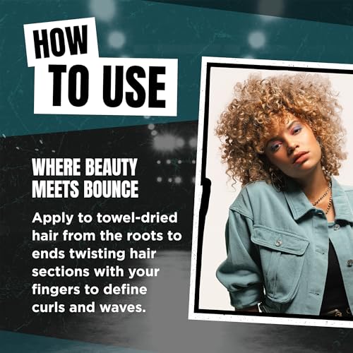 Image of Catwalk Curls Rock Amplifier Shaping Cream by TIGI 3-Pack - Curl Cream for Defining Wavy, Curly Hair - Flexible Hold, Frizz Control + Anti-Humidity, Scented, 5.07 Oz Ea