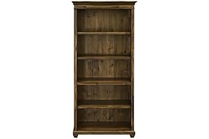 Martin Furniture Traditional Wood Open Office Shelving Storage Cabinet