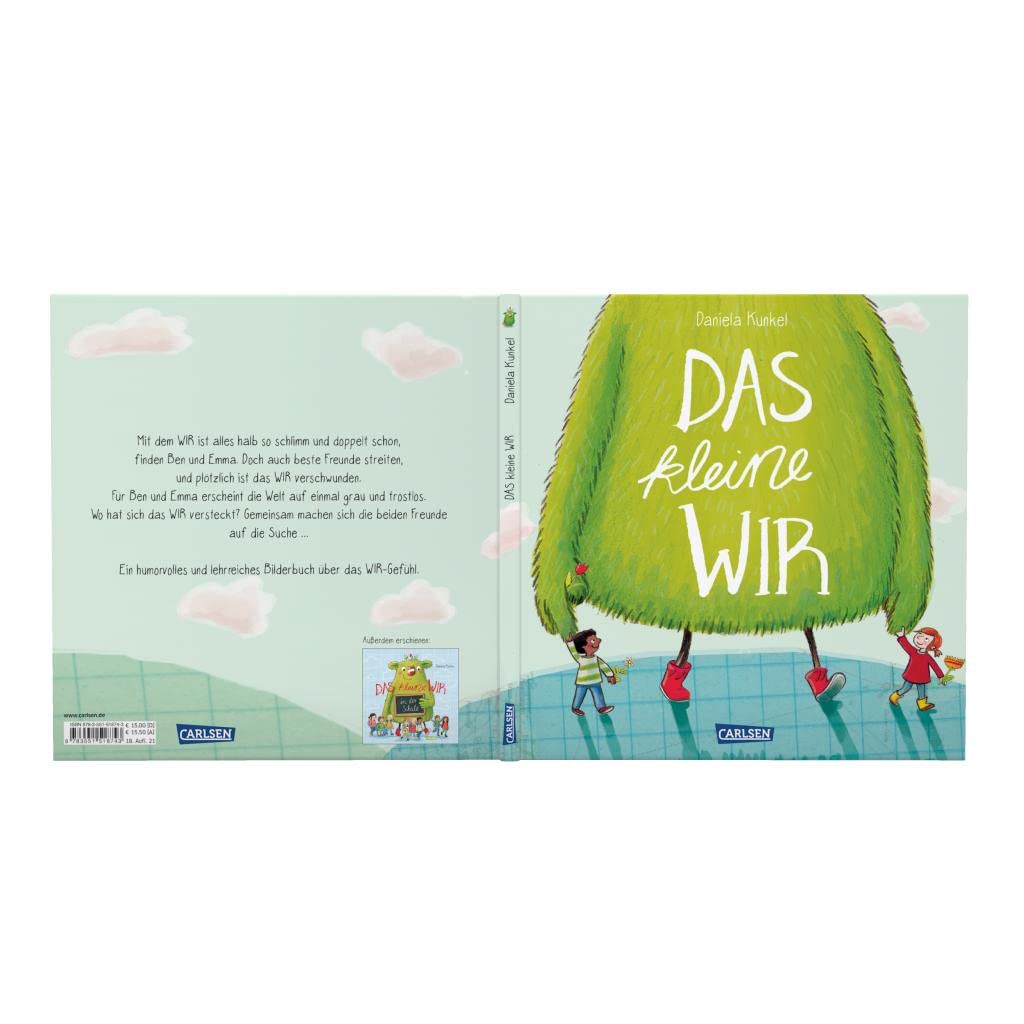 Das kleine WIR: Herzerwärmendes Bilderbuch ab 3 Jahren über Zusammenhalt und Freundschaft, Streit und Versöhnung - zur spielerischen Stärkung des ... kleine WIR: Geschichten über das WIR-Gefühl)