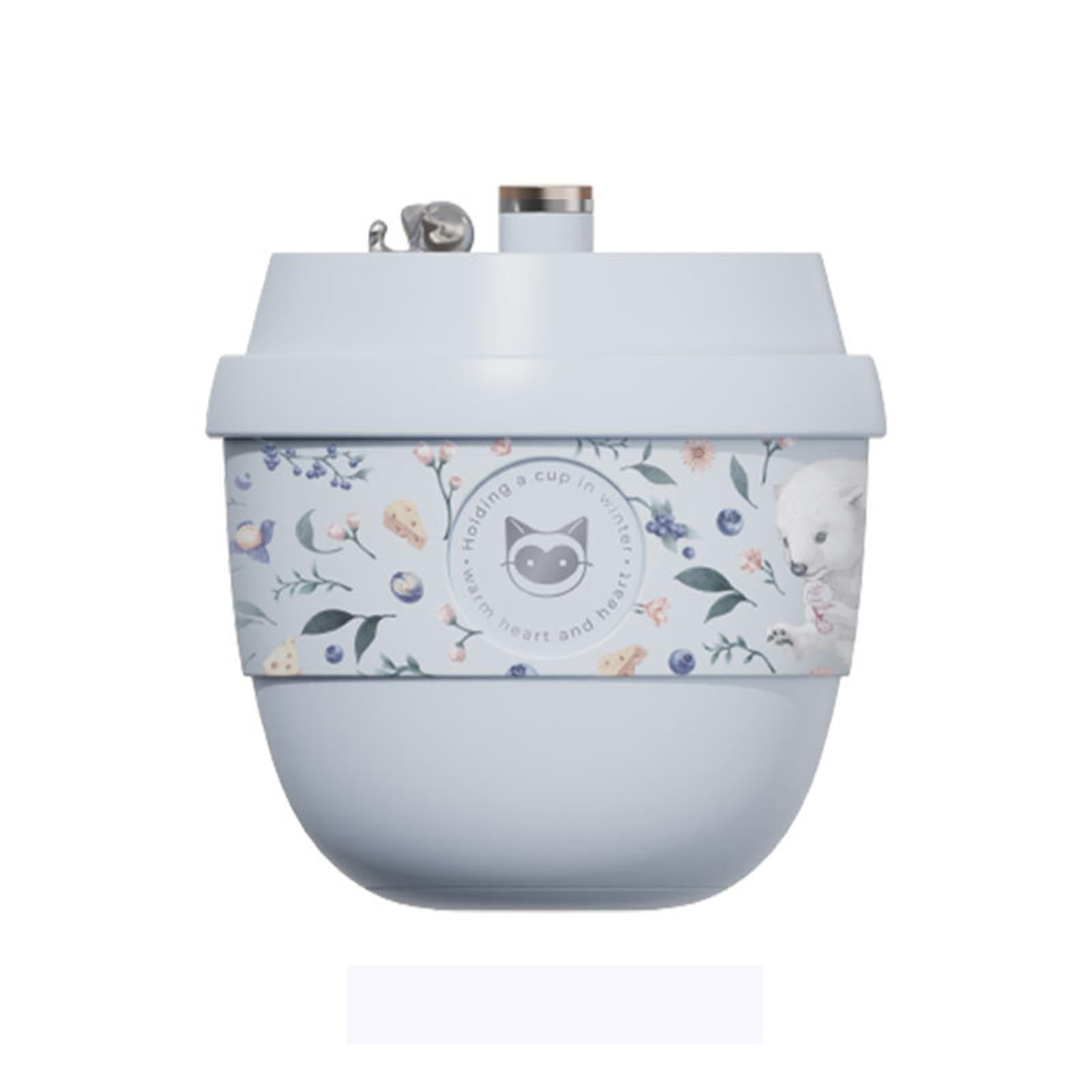 Ogrzewacze do rąk 2 w 1, ładowane, 10000 mAh, elektryczny ogrzewacz do rąk, przenośna ładowarka, 3 poziomy ciepła i inteligentny pomiar czasu, idealny na zewnątrz, prezent zimowy, niebieski