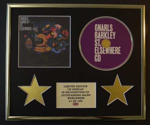 GNARLS BARKLEY/CD DISPLAY/LIMITED EDITION/COA/ST. ELSEWHERE