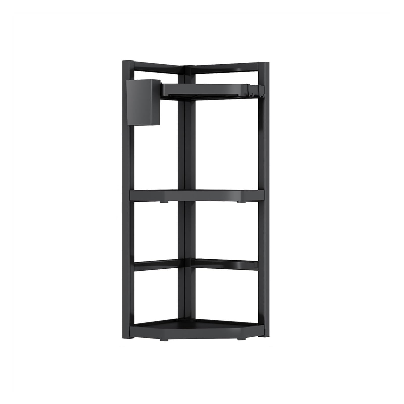 shangguanyun456 Spice Rack Kitchen Spice Rack Countertop Shelf for Cabinet Desktop Organiser with Hooks Storage Seasoning for Spices Jars Oil Bottles