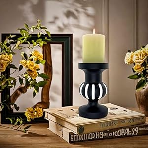 Wooden Candle Holders Pillar,Vintage Seaside Pillar Stand for Dining Table Centerpiece, Coffee Table, Mantel, Or Any Table Top,Free Standing Farmhouse Candle Holders. Wooden Candle Holders PillarVintage Seaside Pillar Stand for Dining Table Centerpiece Coffee Table Mantel Or Any Table TopFree Standing Farmhouse Candle Holders