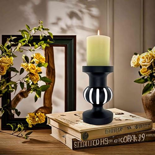 Wooden-Candle-Holders-PillarVintage-Seaside-Pillar-Stand-for-Dining-Table-Centerpiece-Coffee-Table-Mantel-Or-Any-Table-TopFree-Standing-Farmhouse-Candle-Holders Wooden Candle Holders PillarVintage Seaside Pillar Stand for Dining Table Centerpiece Coffee Table Mantel Or Any Table TopFree Standing Farmhouse Candle Holders