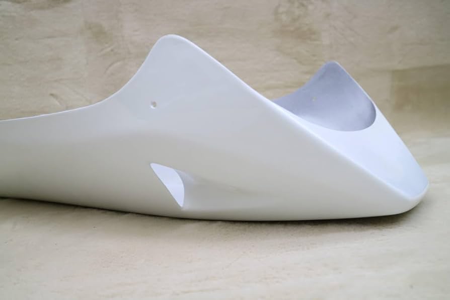 アンダーカウル　大型　白ダクト　ステー付/ホワイト ABS大型車 等 アンダーカウル 汎用ホワイト アンダーカウル 大型 白 ダクト