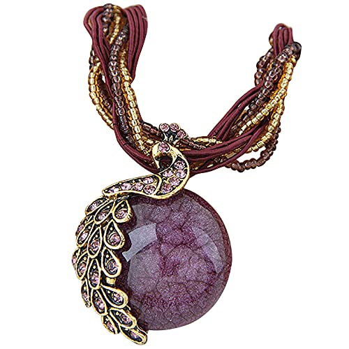 Bijoux de collier pour femmes au fini précieux pour un éclat durable