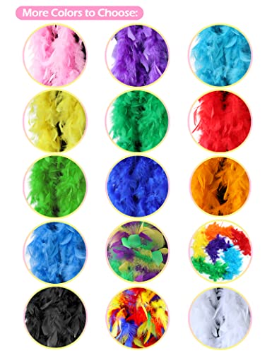 Jicasto Colorful Feather Boas thumb #6