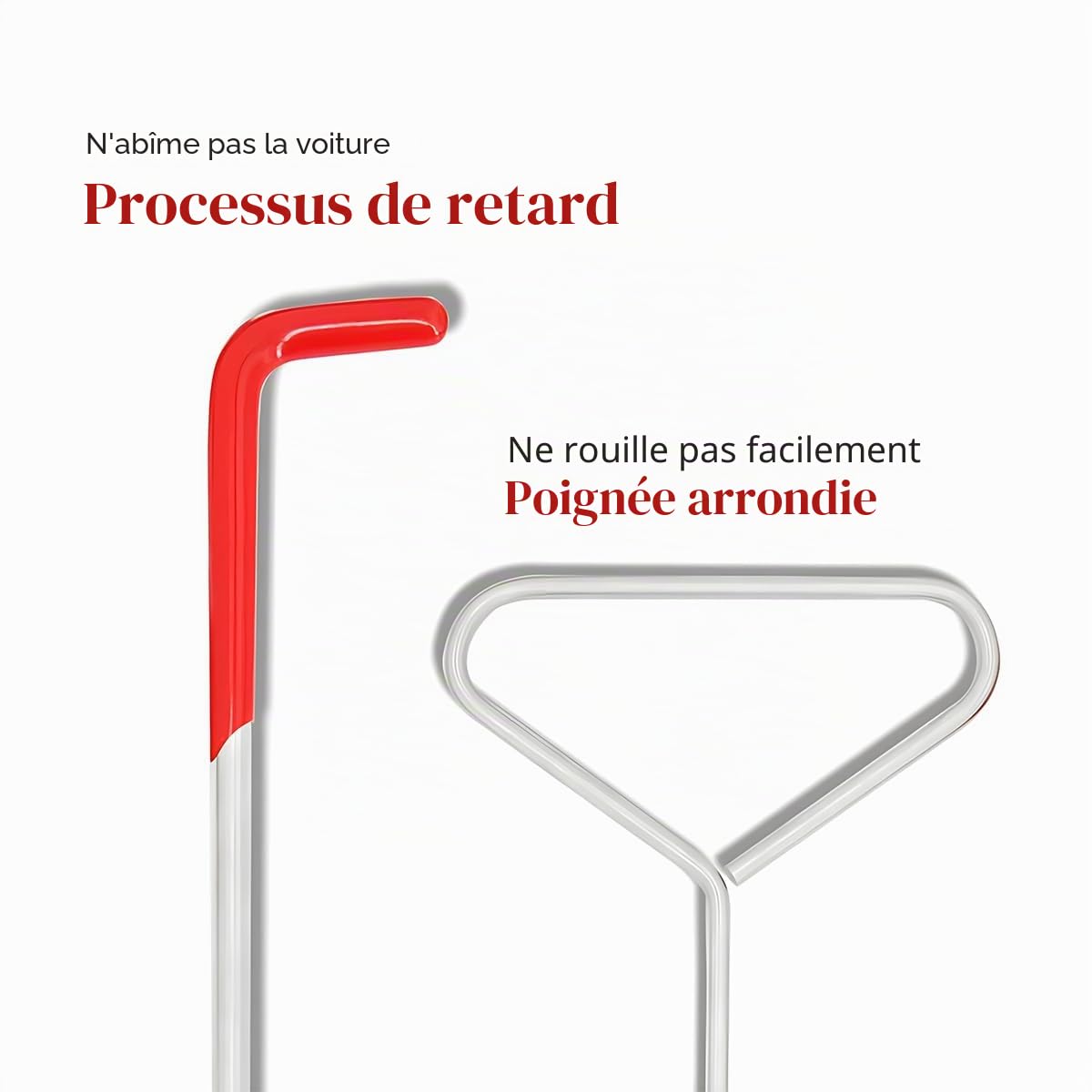 CGEAMDY Kit D'outils Professionnels pour Voiture d'urgence, Kit De Dépannage à Longue Portée, Kit d'urgence Professionnel pour Voiture avec Pince Longue Portée, Accessoires pour Voiture Et Camion