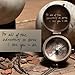 Engraved Compass Gift for Son or Grandson – Personalized Brass Pocket Compass – Custom Keepsake from Dad, Mom, or Grandparents – Graduation, Birthday, Christmas, or Inspirational Gift for Him