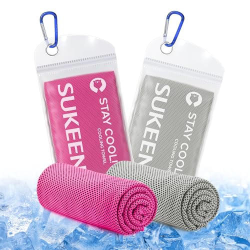 Sukeen Cooling Towel Gym Towel Men Women,2 Pack Towel Set(40