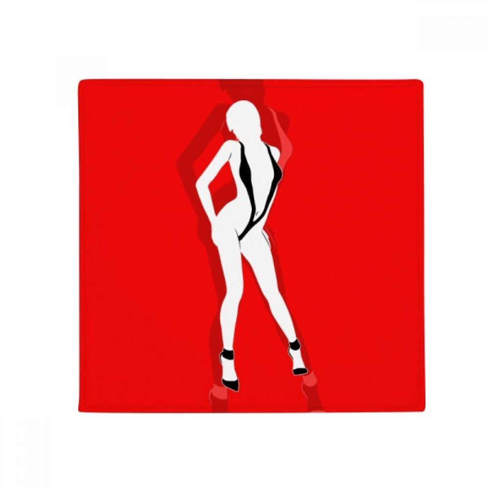 Tapis de sol cuisine bikini femme debout pour décoration entrée
