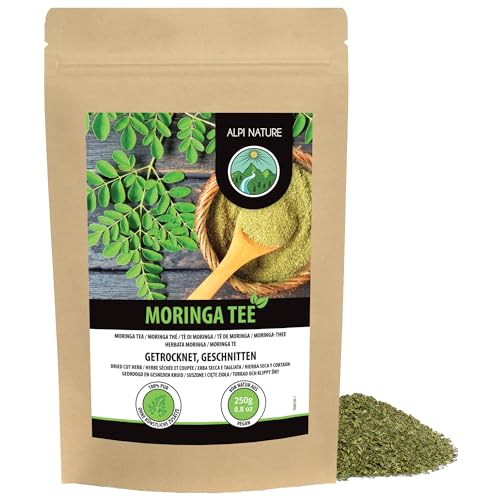 Infusión de moringa (250g), Té de Moringa, en rodajas, suavemente secado, 100% puro y natural para la preparación de té