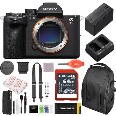 Sony a7R VI Mirrorless Camera Body Bundle with Peak Design Strap + Backpack + ProMaster SDXC 64GB UHS-II V90 Card + More Advanced Accessories