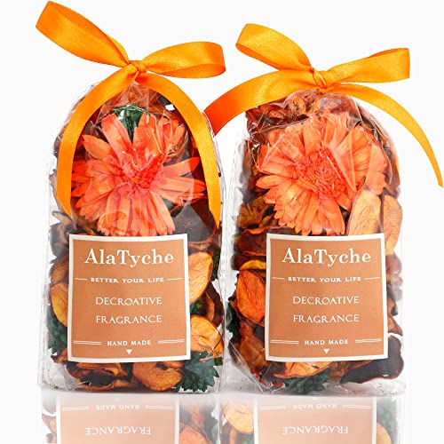 La Mejor Selección de Popurrís Top 10. 50 AlaTyche - Bolsas de popurrí de otoño, relleno de tazón con aroma a cítricos, flor seca de popurrí de otoño, bolsita de pétalos de olor, decoración de jarrón de granja de...