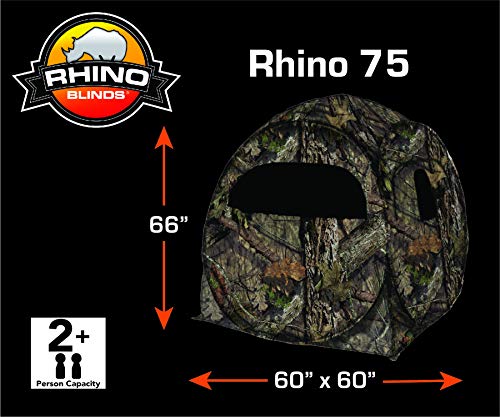 Rhino Blinds R75-MOC 2 Person Hunting Ground Blind thumb #1