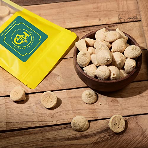 Image of KVD Collection Premium Handmade Bengal Buili Dal - 150G | Urad Dal Bori | Sundried Nutritious Black Gram Bori - Large size