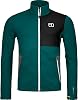 Ortovox Mens Fleece Jacket, High-Performance Long Sleeve Merino Wool Zip Up for Skiing, Freeride, Mountaineering & Ski Tours