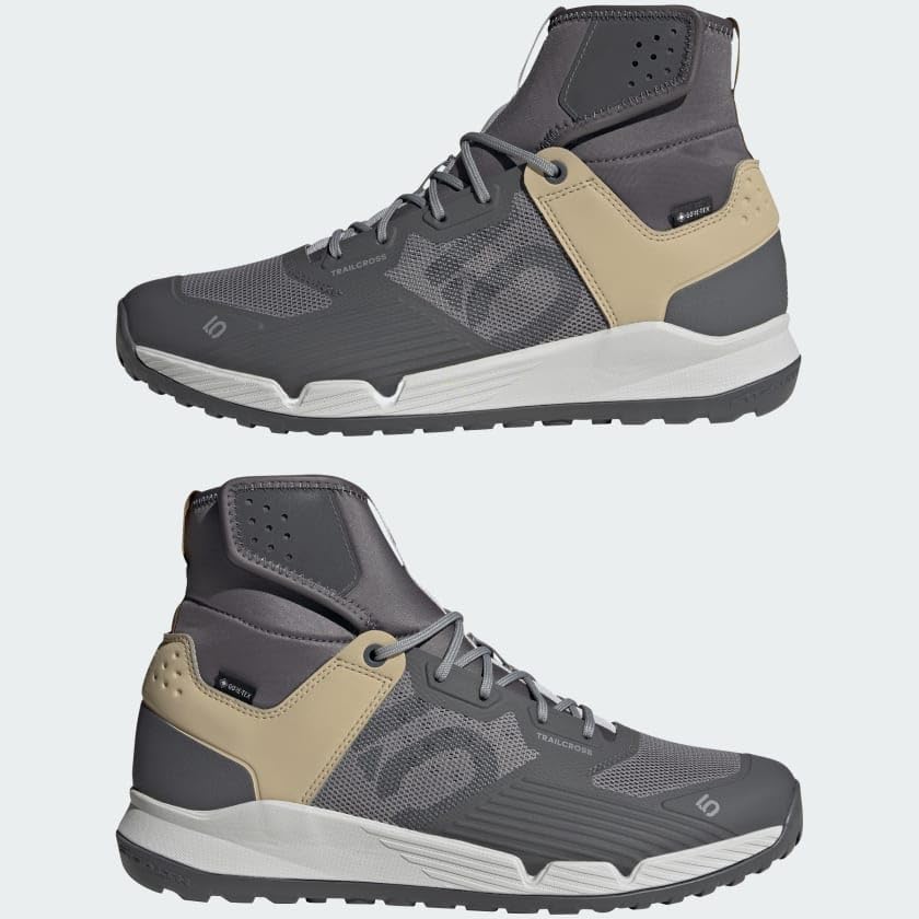 ADIDAS Unisex Five Ten TRAILCROSS Gore-TEX Mountain Bike Shoes, Grey Five/Grey Three/Bronze Strata, US 11.5 M