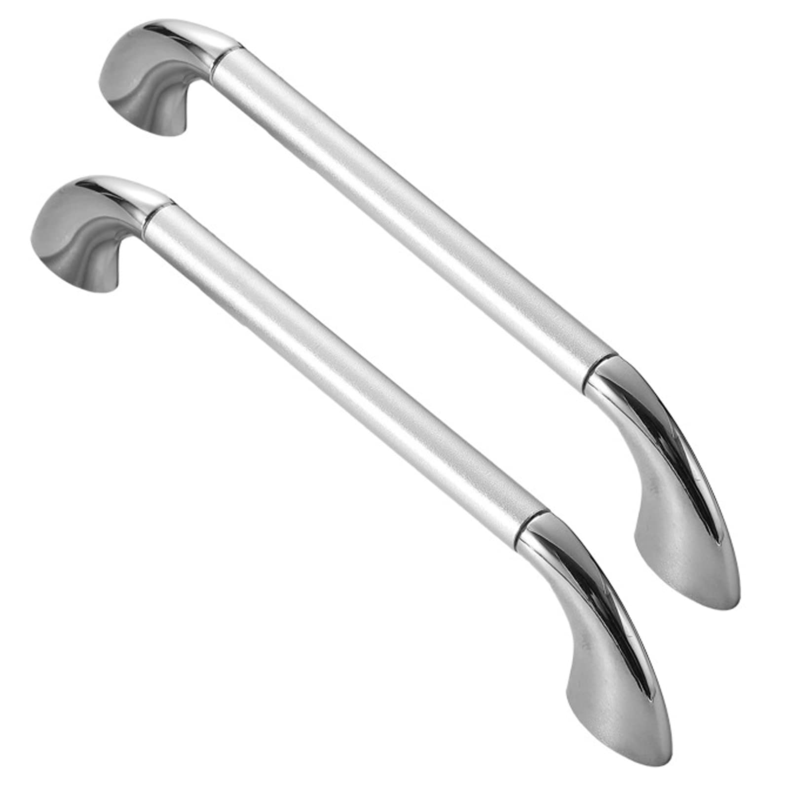 Niusabou One Color Bow Pulls Door Handles, European Bow Cabinet Handles 2Pcs Frosted Zincy Multiple Hole Distances 64-256Mm(Hole Distance 224Mm)