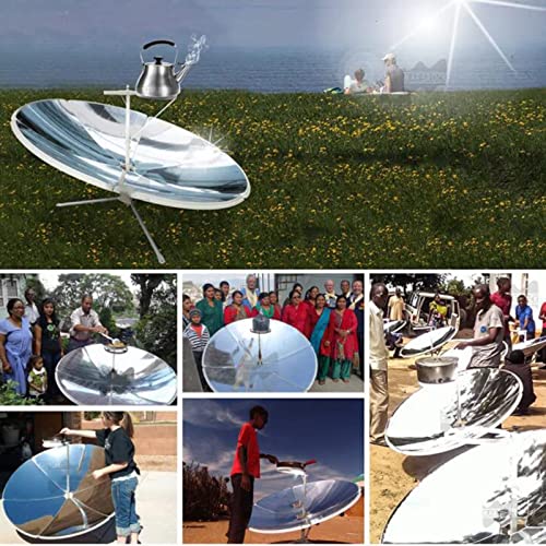 DDHVVOH Concentrating Solar Cooker,Portable Solar Cooker,Temperature