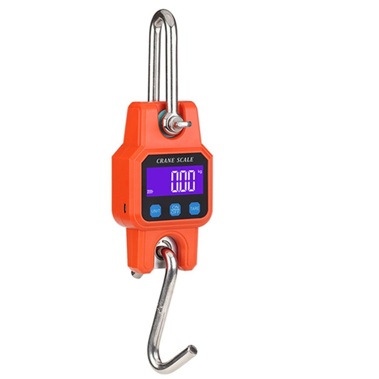 Digitale Hängewaage 300 kg, Bluetooth-fähig, Präzisionswaage 50 g, elektronische Waage, Industriewaage, Hebezeugwaage, Reisegepäckwaage(Black)